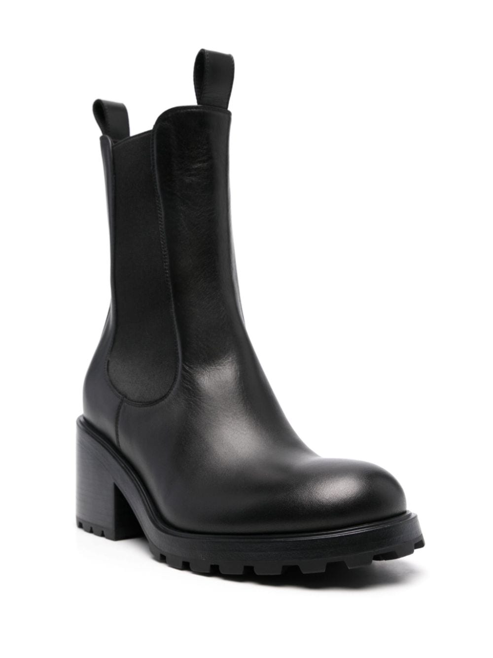 Bally 60mm leather boots - Zwart