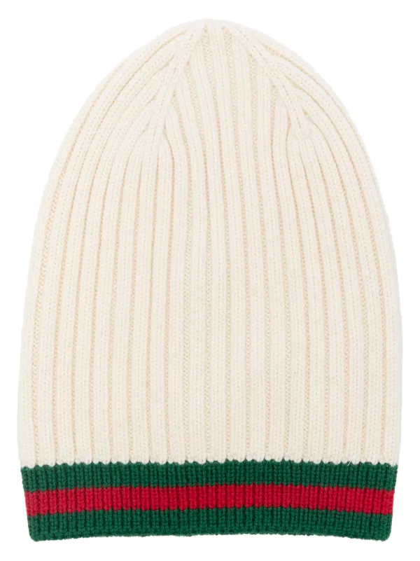 Gucci Beanie Hat NEW GUCCI LUXURY BROWN 100% CASHMERE GG LOGO BEANIE HAT M | eBay main image 4