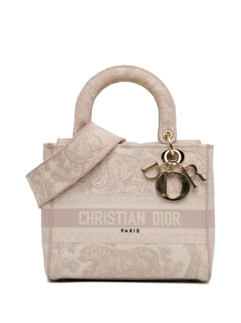 Christian Dior 2022 Medium Toile de Jouy Lady D-Lite satchel Women