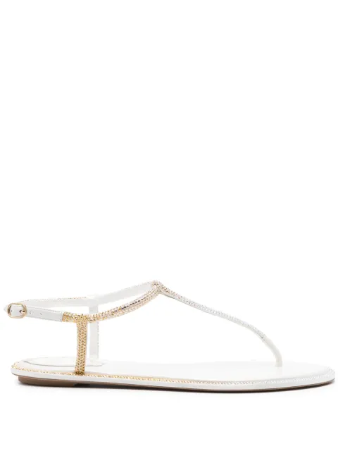 René Caovilla rhinestione-embellished sandals