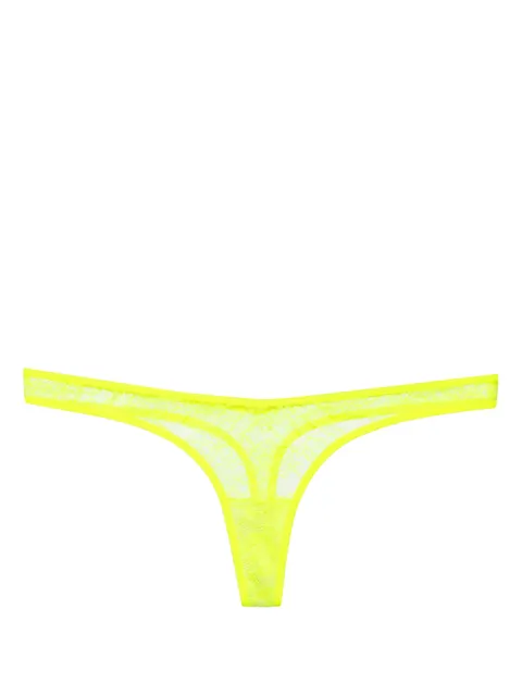 Maison Close floral-lace thong