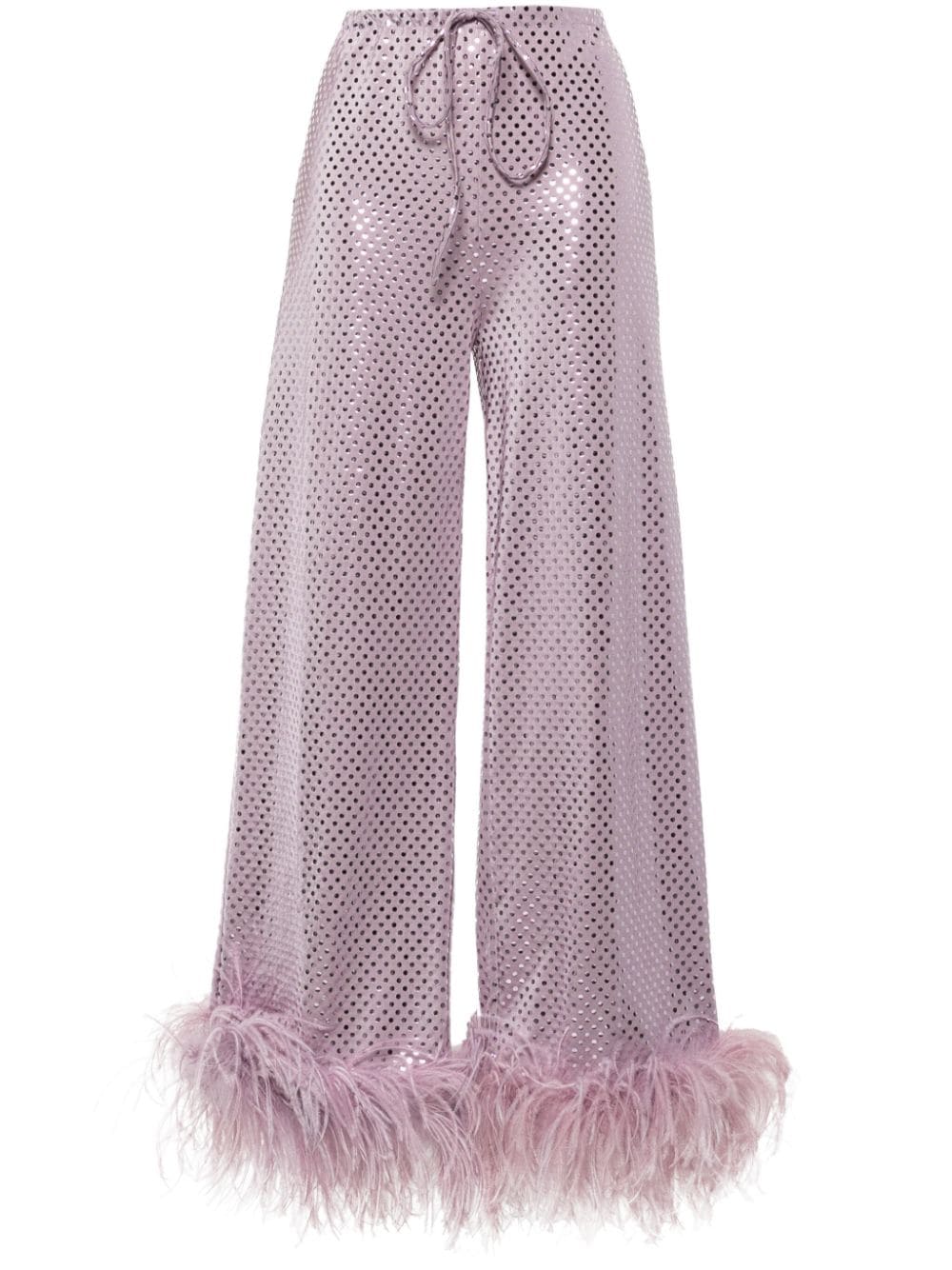 Oséree polka dot palazzo trousers