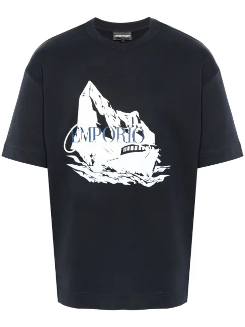 Emporio Armani graphic-print T-shirt 