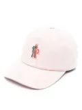 Moncler Grenoble logo-patch hat - Pink