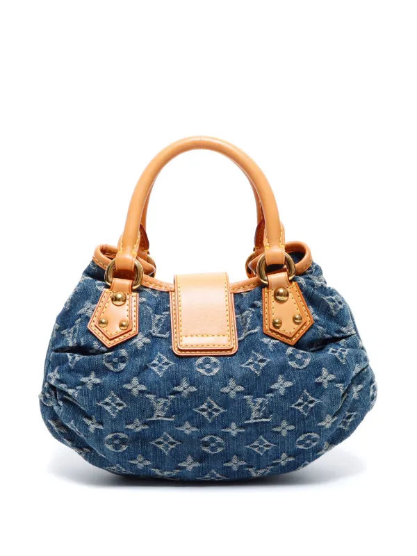 Louis Vuitton Pre Owned Borsa a Mano Pleaty Mini 2005 Blu FARFETCH IT