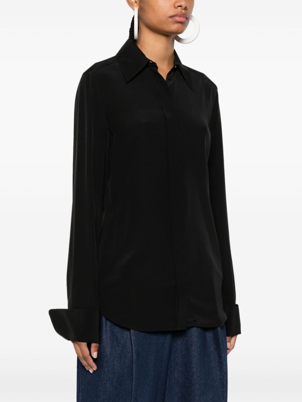 Shop Sportmax Lelia Blouse In Black