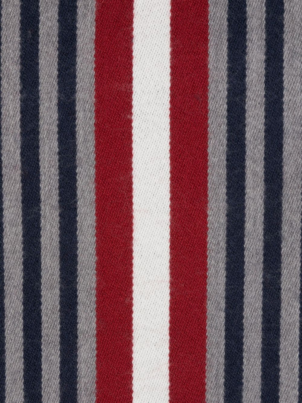 Shop Bally Striped Scarf In Red