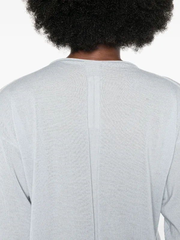 Rick Owens virgin-wool Sweater | Blue | FARFETCH