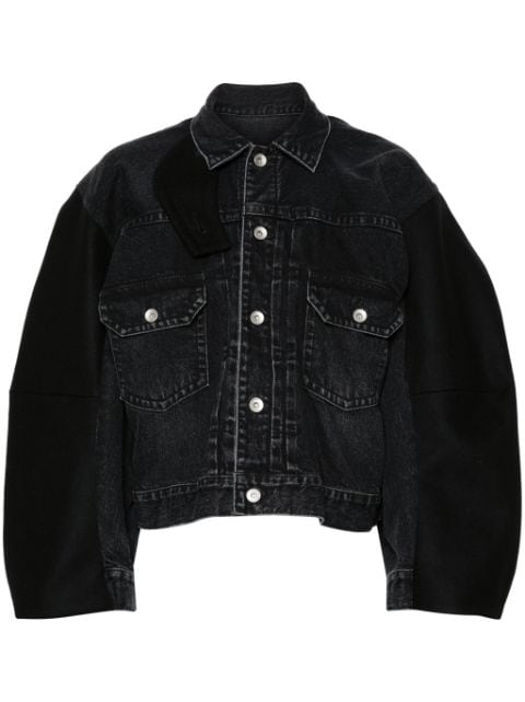 sacai panelled jacket