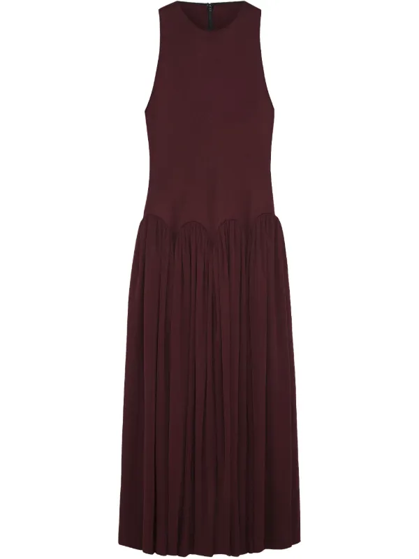 16Arlington Axar Midi Dress in Red