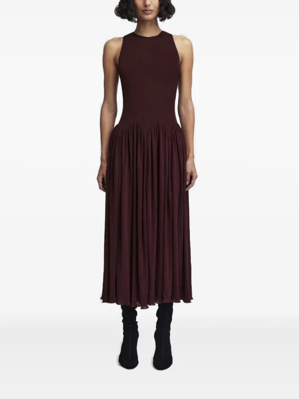 16 arlington red dress 16arlington Dona Cape-sleeve Maxi Dress
