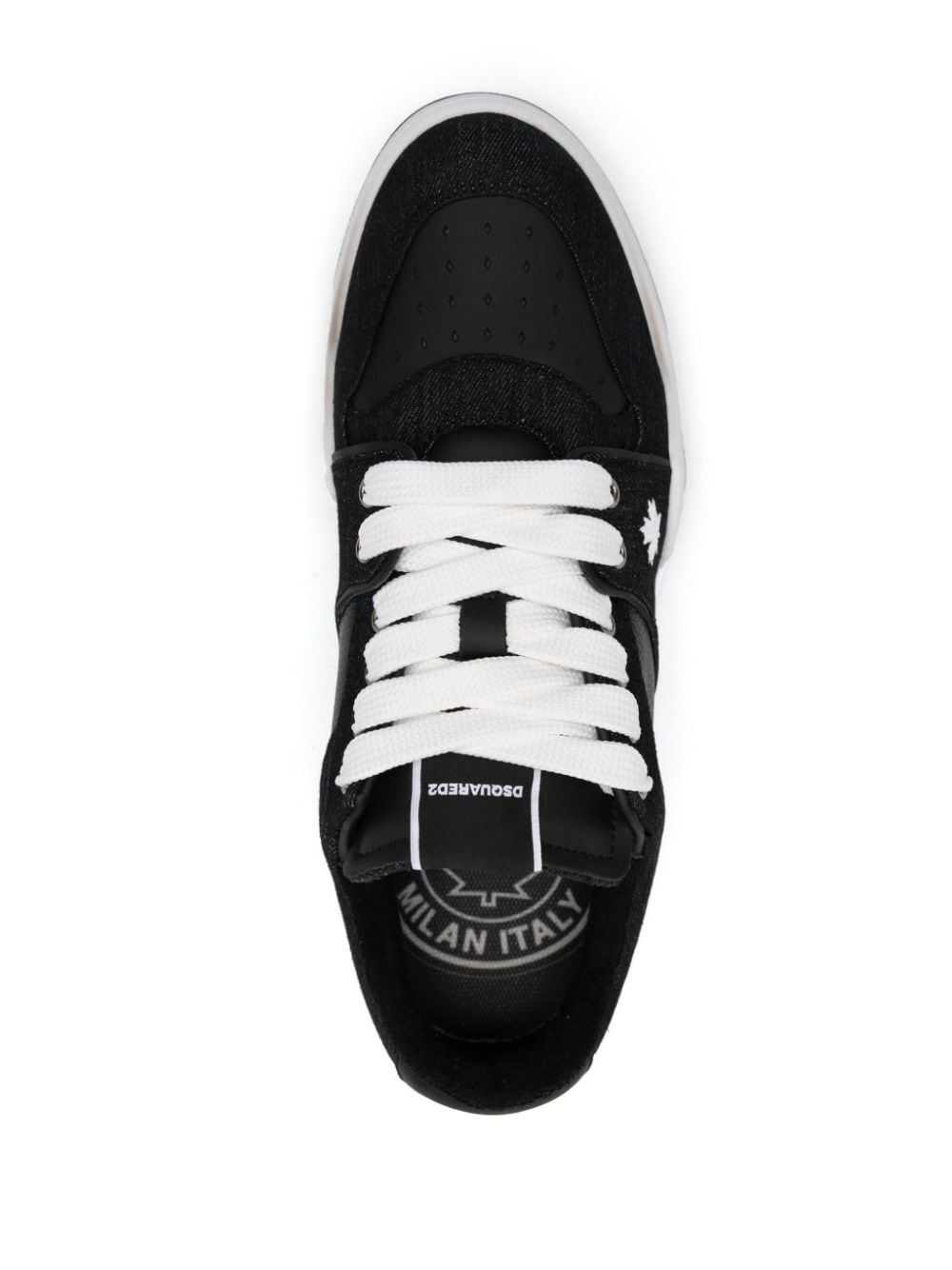 DSQUARED2 Spiker sneakers Zwart