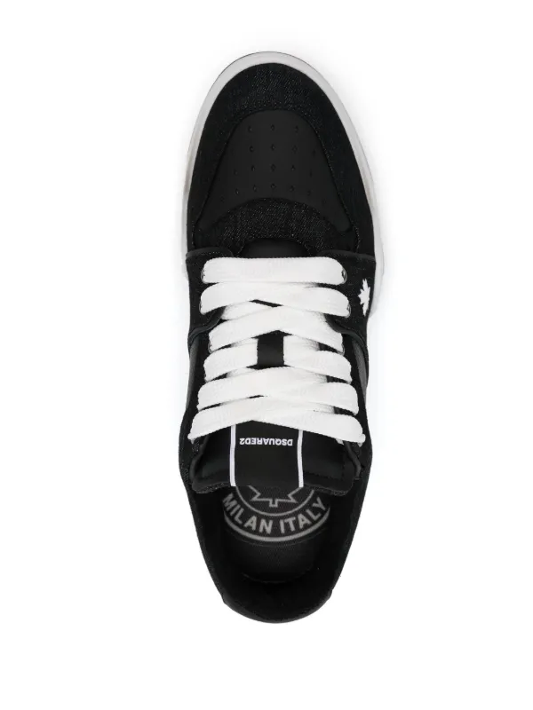 DSQUARED2 Spiker Sneakers | Black | FARFETCH IL