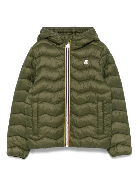 K Way Kids logo-patch jacket