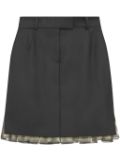 16Arlington Moss mini skirt - Green