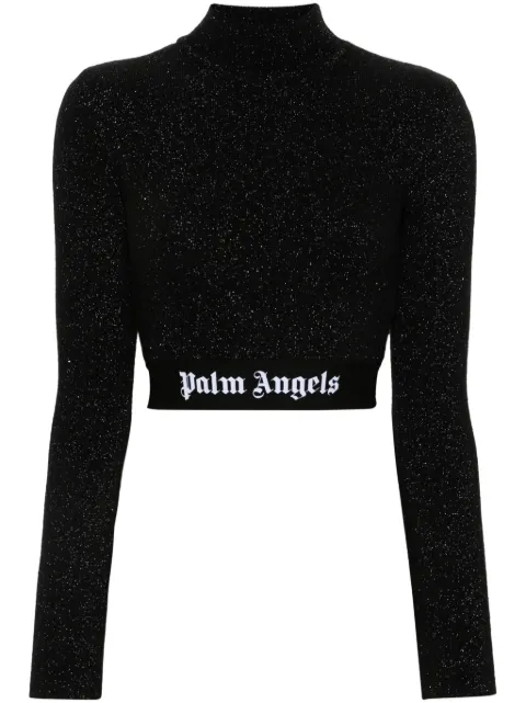 Palm Angels logo-tape sweater