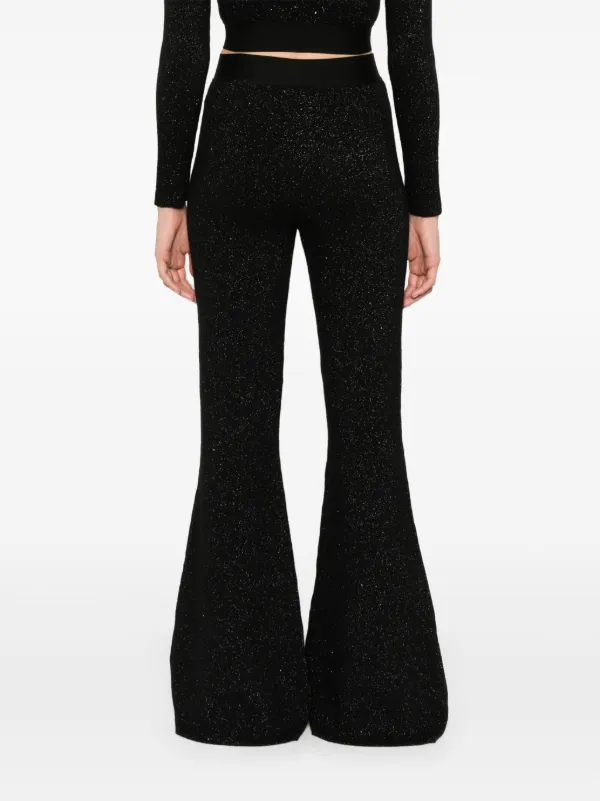 パンツ PALM ANGELS 'Logo Tape' pants Black  PWHG021F24KNI0011010 Palm Angels logo-tape Trousers | Black | FARFETCH