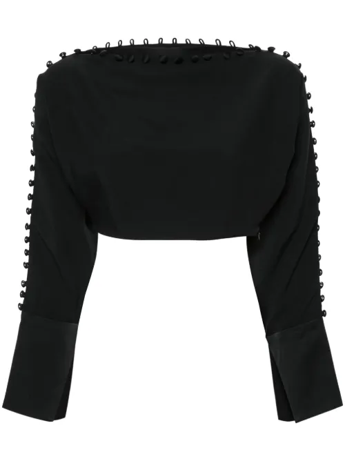 Taller Marmo blouse Mila - Noir - Taller Marmo - Modalova