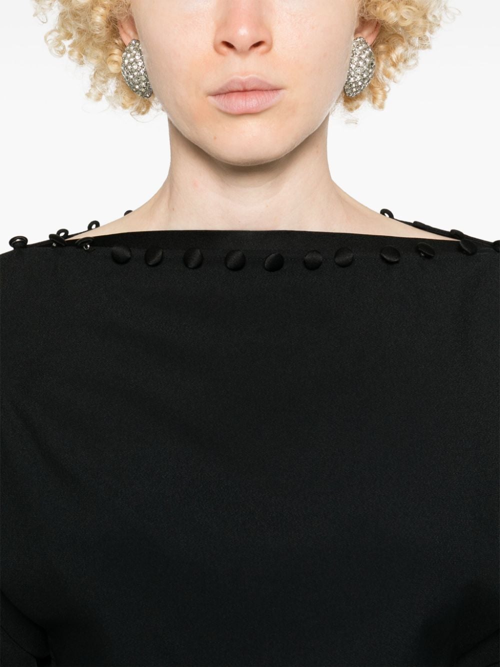 Shop Taller Marmo Mila Blouse In Black