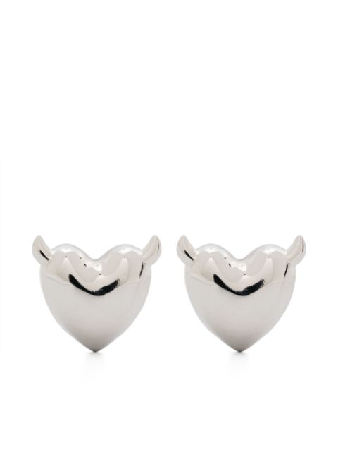 Justine Clenquet Devil earrings