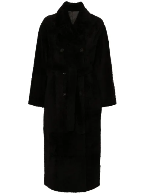 Yves Salomon abrigo con doble botonadura