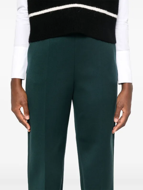Giorgio Armani straight-leg Wool Trousers | Green | FARFETCH TR