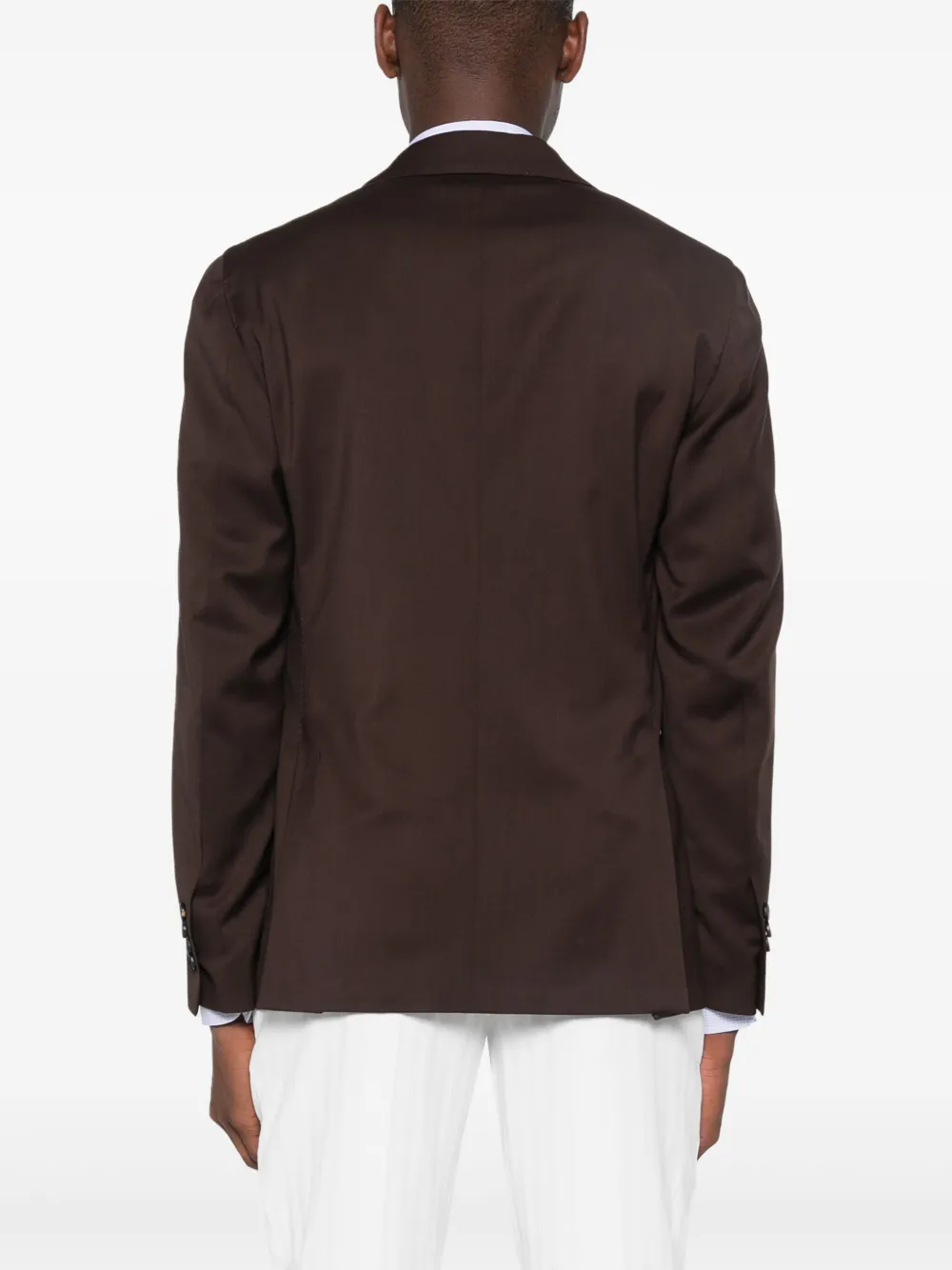 Lardini Blazer met logo-applicatie Bruin