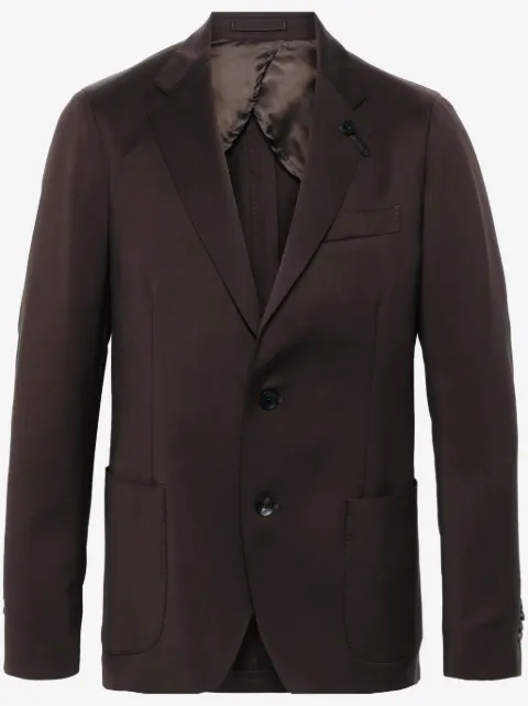 Lardini blazer à logo appliqué