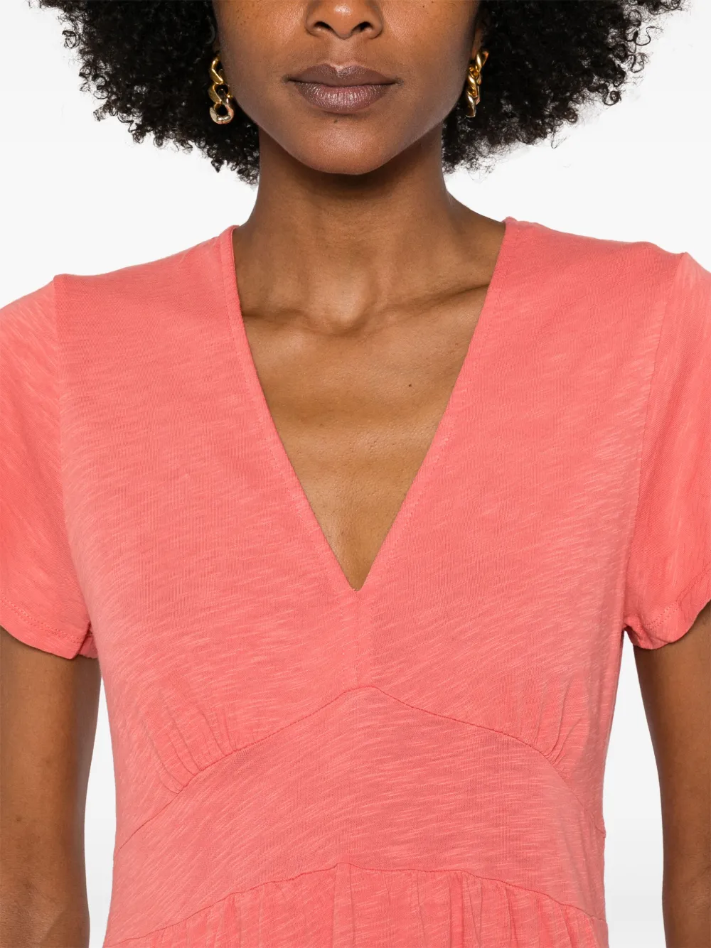 Ba&Sh Valma midi-jurk Roze