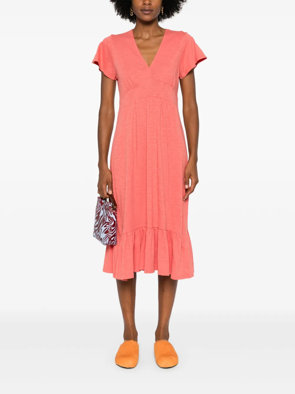Ba&Sh Valma midi dress - Roze