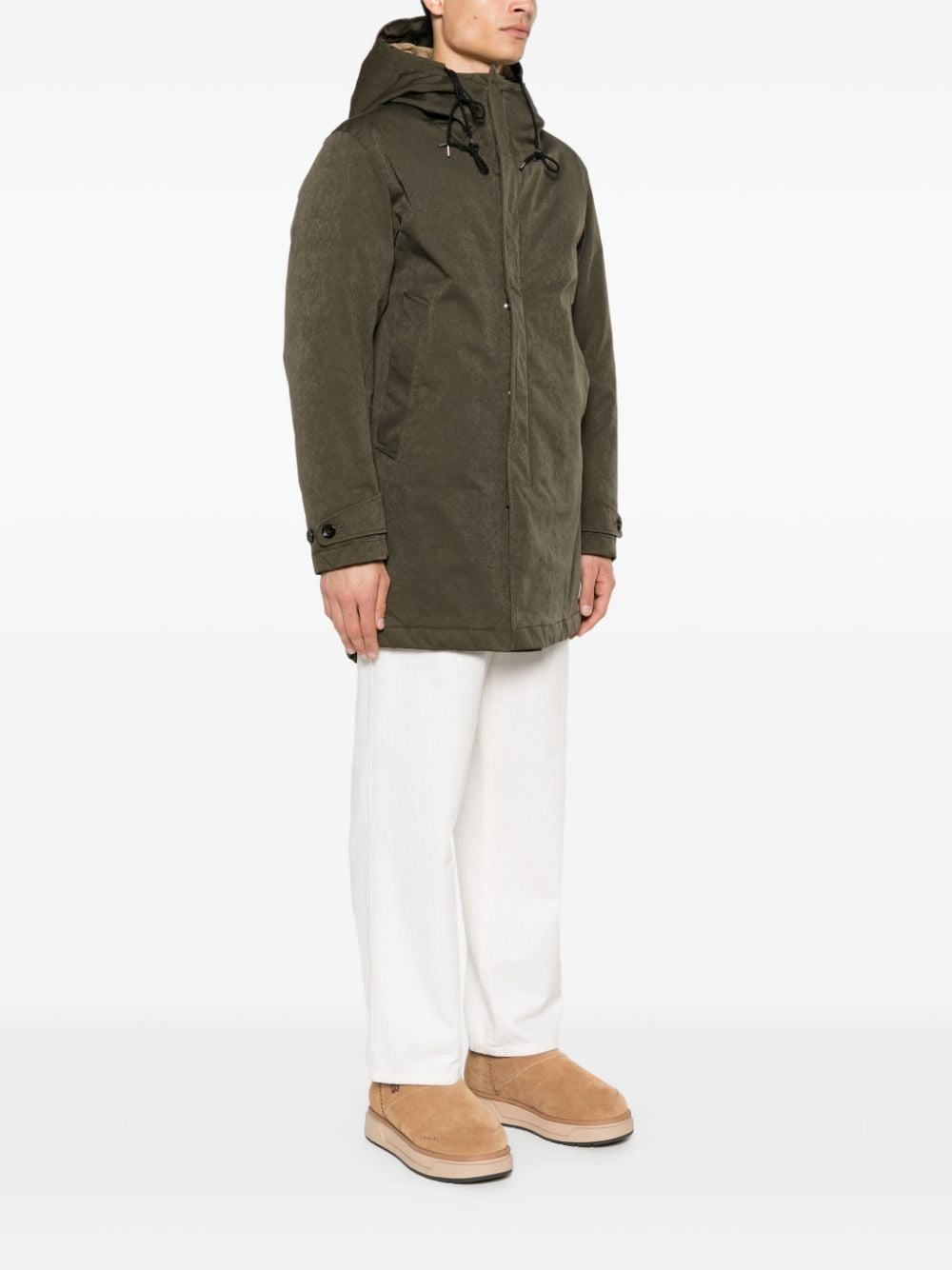 Shop Ten C Core Parka In Green