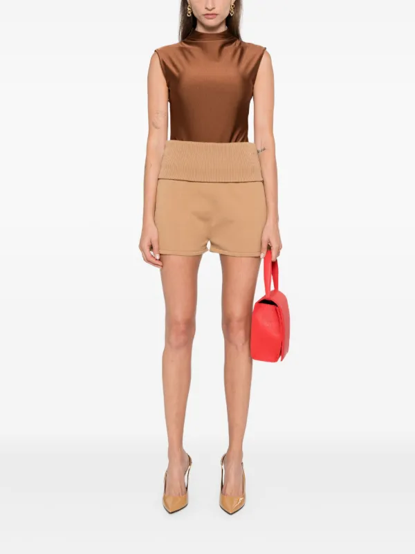 Sportmax モックネック ボディスーツ | ブラウン | FARFETCH JP