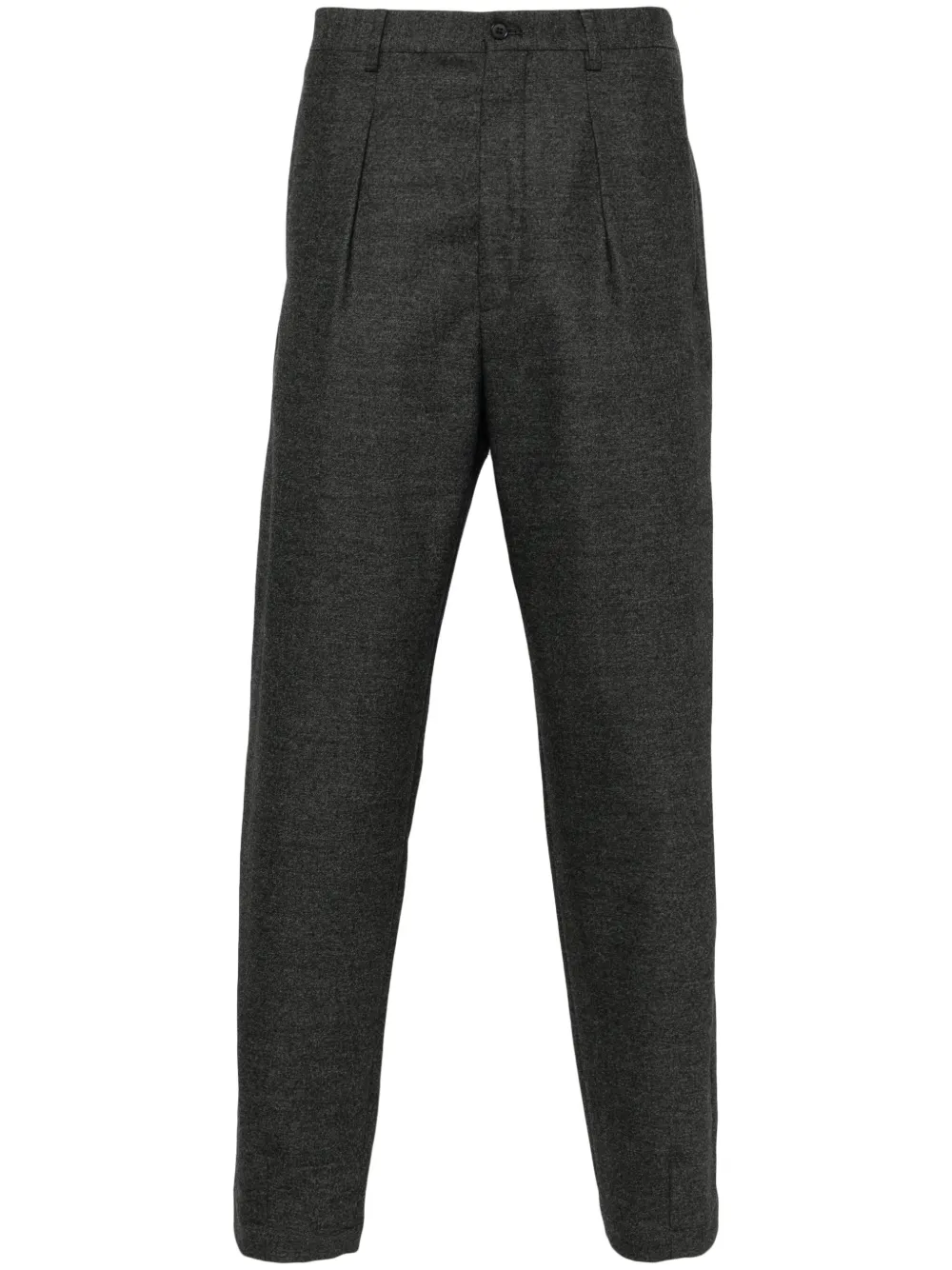 Giorgio Armani Broek met geplooid detail Grijs