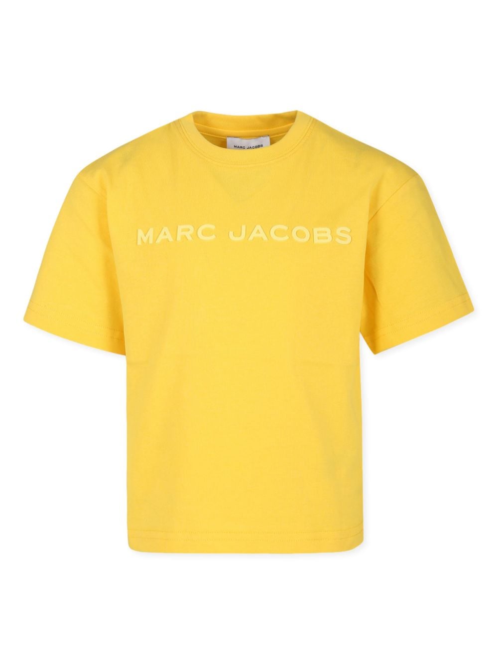 Marc Jacobs Kids T-shirt met logo-applicatie Geel
