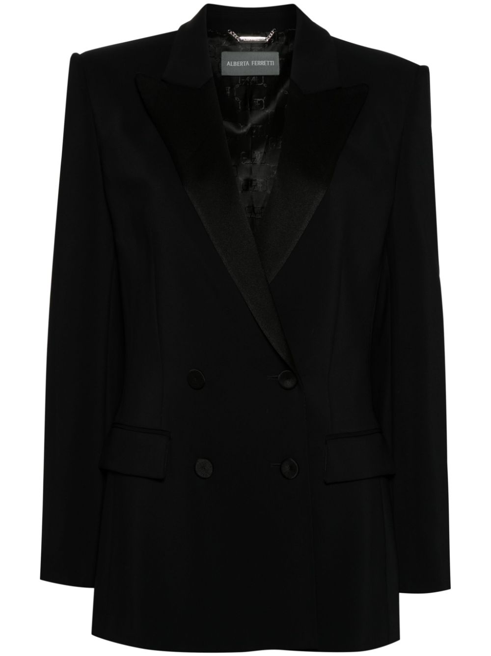 Alberta Ferretti double-breasted blazer - Nero