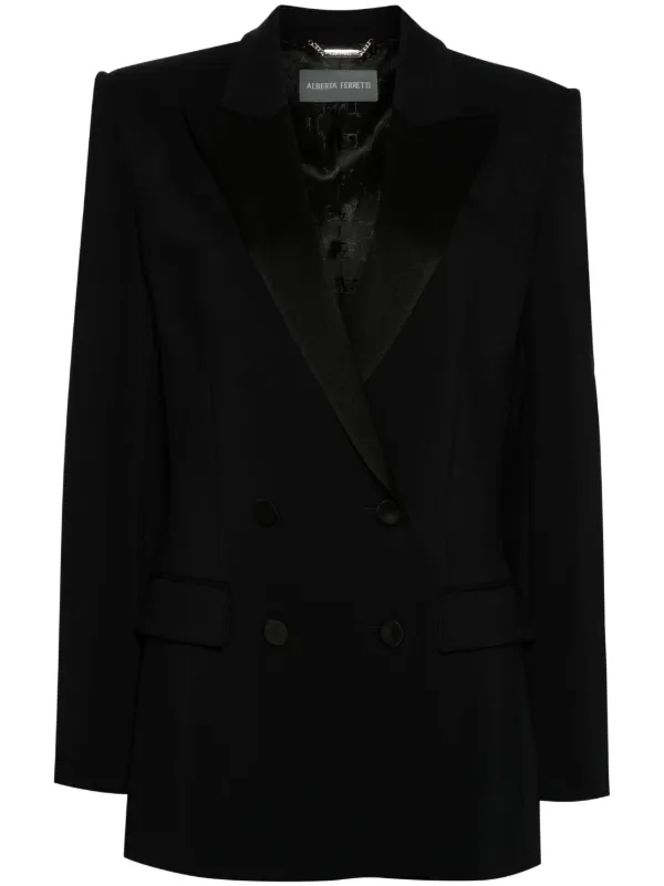Alberta Ferretti ダブルジャケット | ブラック | FARFETCH JP