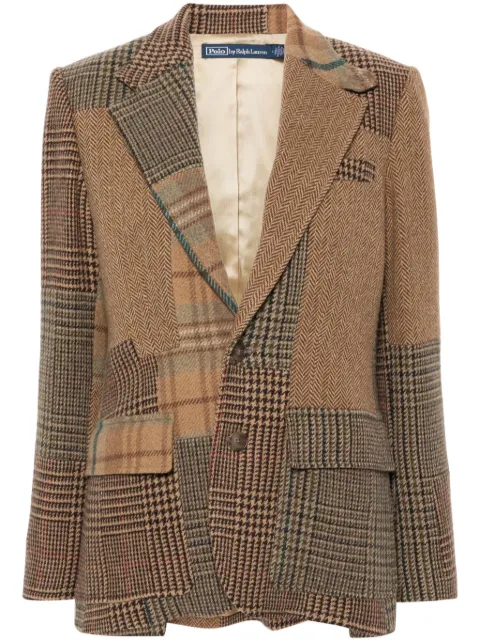 Polo Ralph Lauren blazer con diseño patchwork