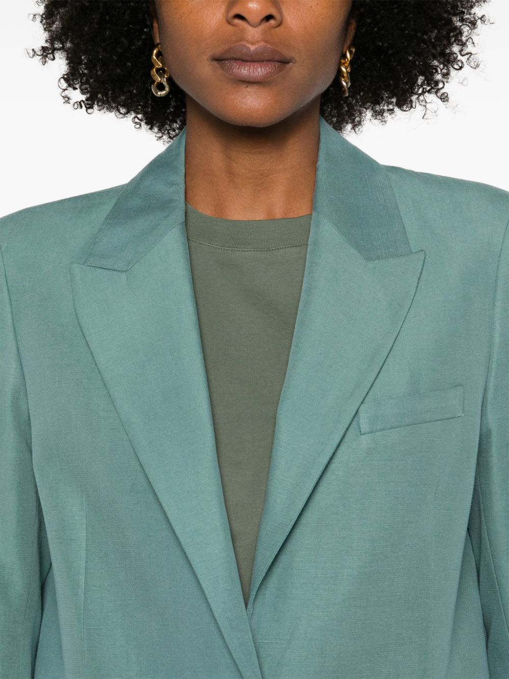 Shop Ba&sh Gayne Blazer In Green