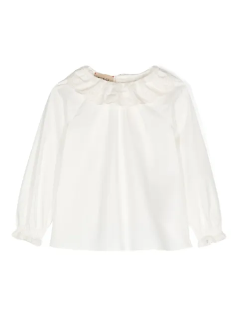 Gucci Kids scallop-detail blouse