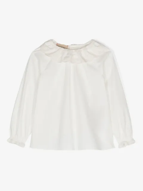 Gucci Kids scallop-detail blouse