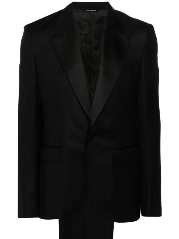 ⭐美品　DOLCE&GABBANAスーツ Dolce & Gabbana モノグラム スーツ | ブラック | FARFETCH JP