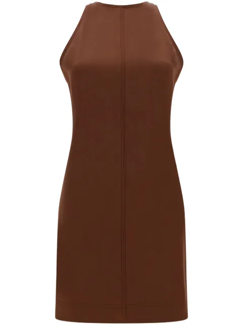 Saint Laurent vestido corto con espalda cruzada
