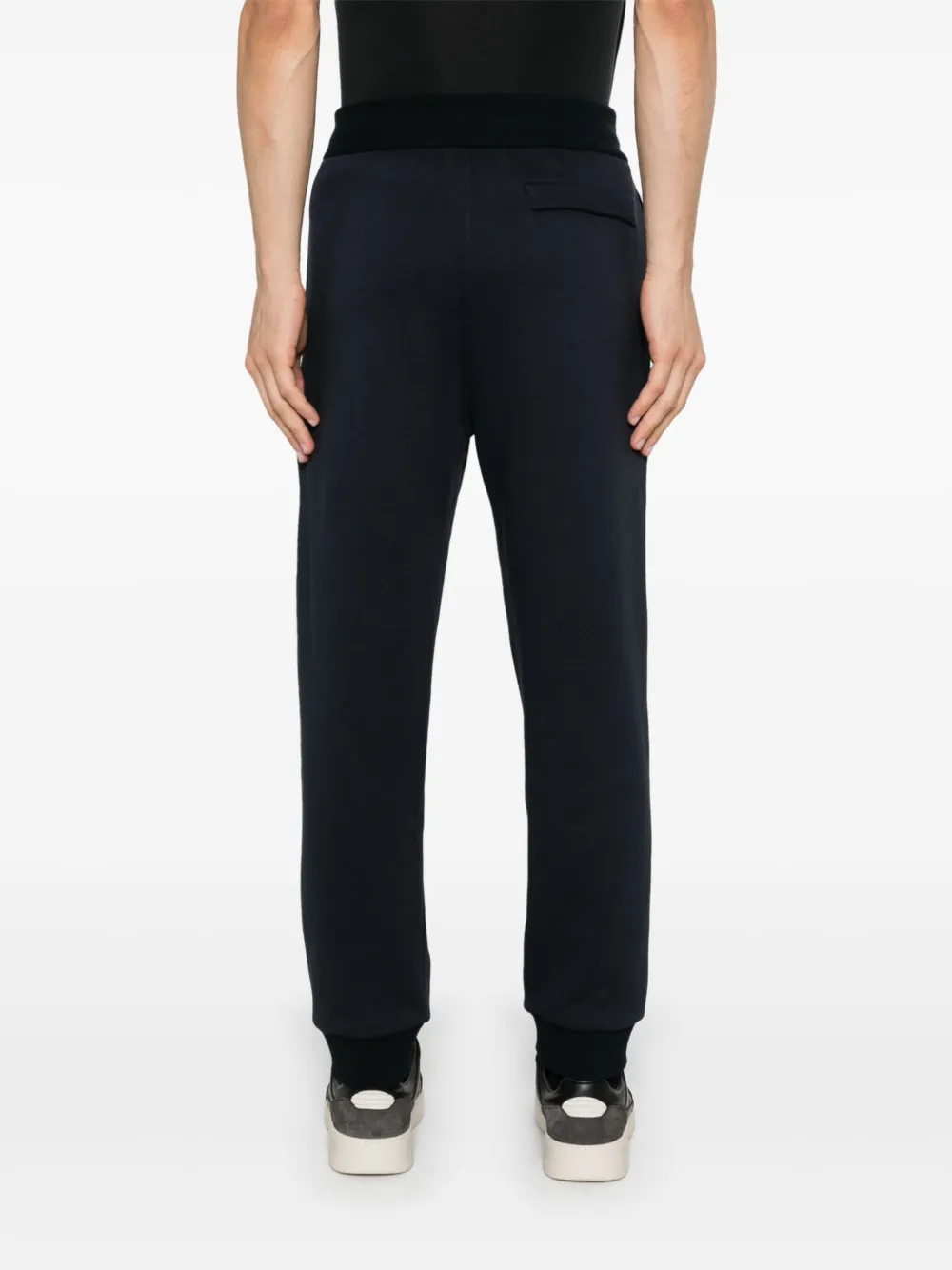 Zegna Joggingbroek met geborduurd logo Blauw
