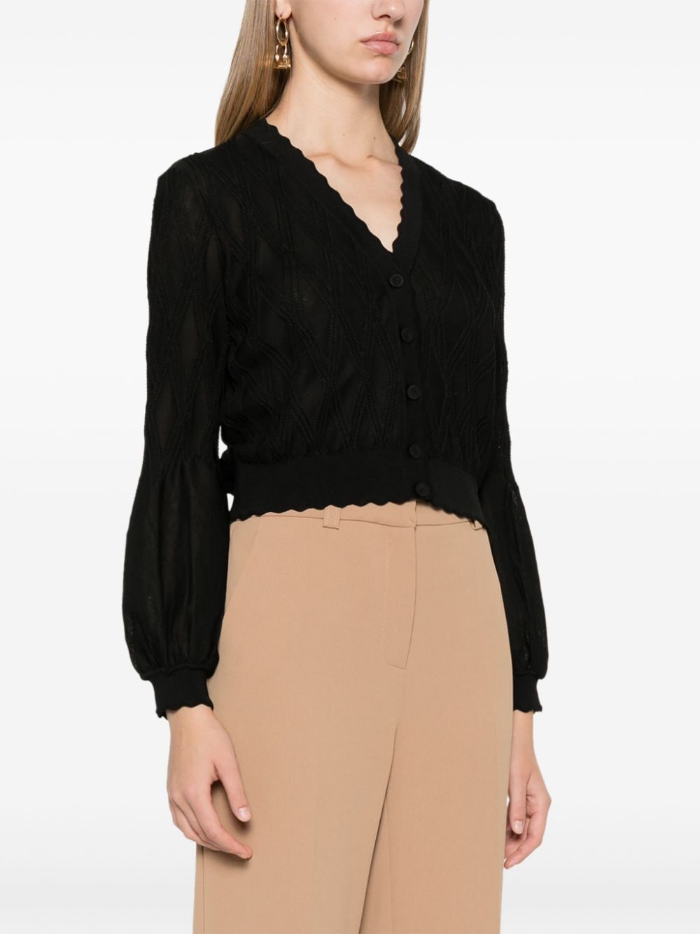 Shop Diane Von Furstenberg Pomela Cardigan In Schwarz