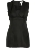 Sportmax corset-style sleeveless top - Black