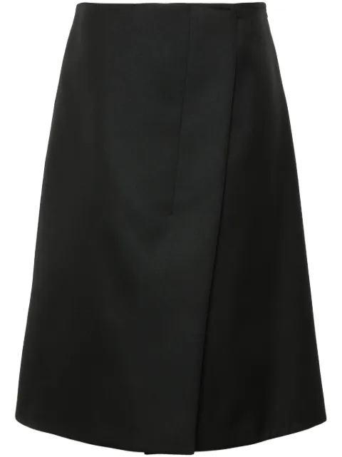 Sportmax flared wrap skirt