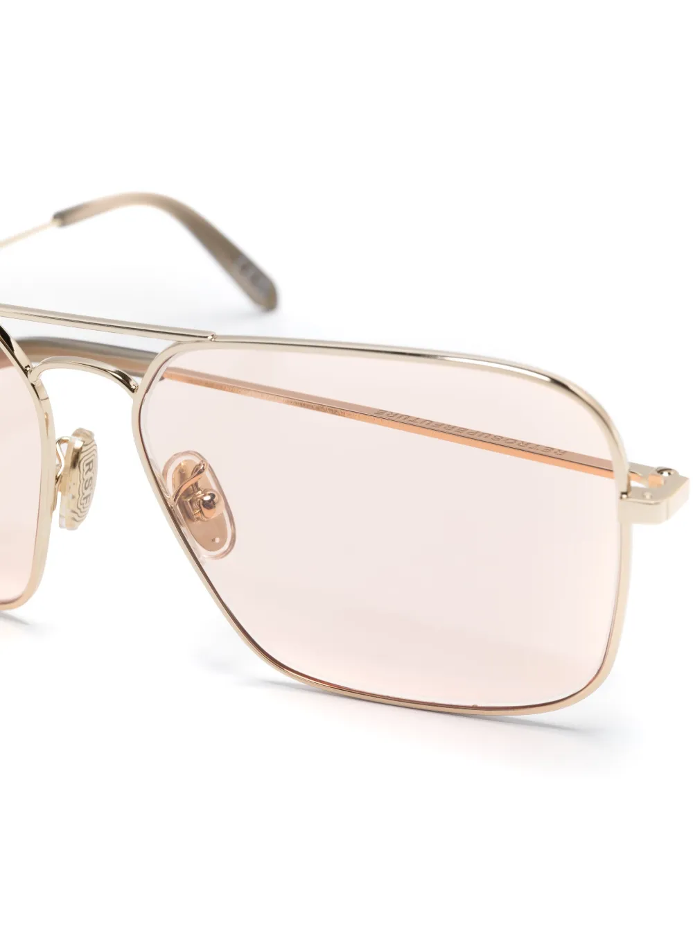 Retrosuperfuture Iggy II zonnebril Goud