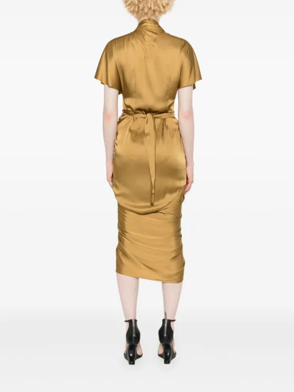 slim fit dress slacks Sling mini dress RICK OWENS Nero main image 1
