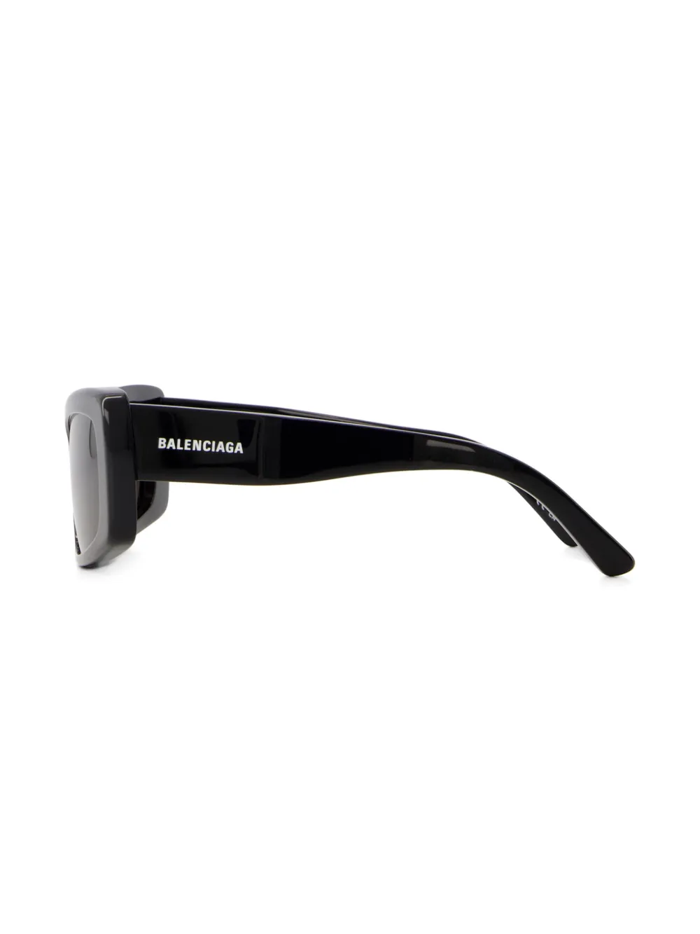 Balenciaga Eyewear Zonnebril met rechthoekig montuur - Zwart