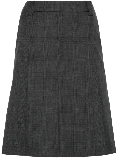 Miu Miu Prince of Wales-pattern mini skirt